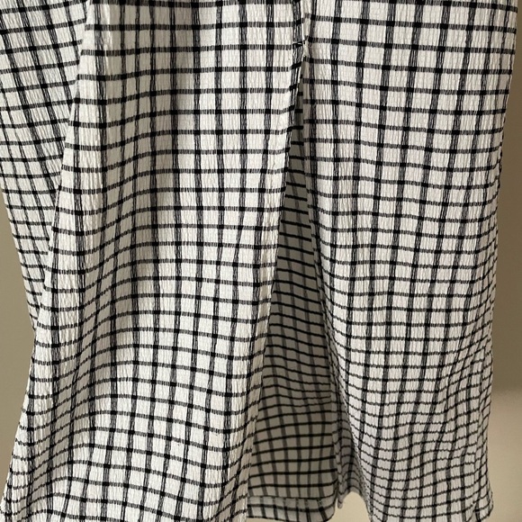 Zara Monochrome Grid Pattern Maxi/Mid Deess - Picture 4 of 5